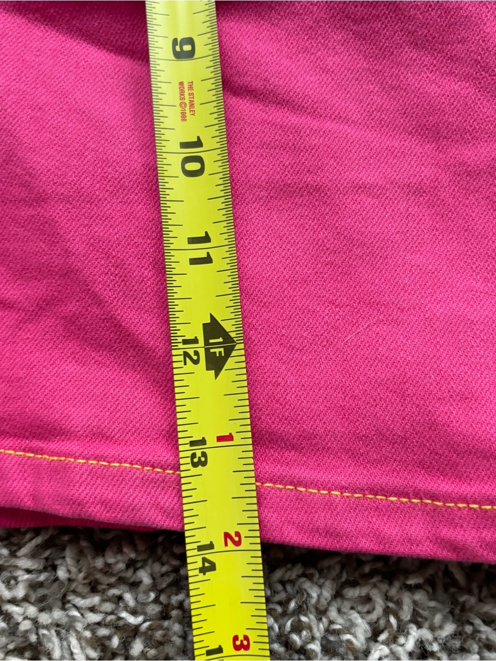 Judy Blue Hot Pink Denim Skirt - Picture 9 of 10